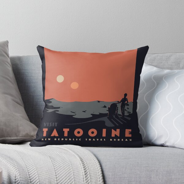 Visit Tatooine Throw Pillow