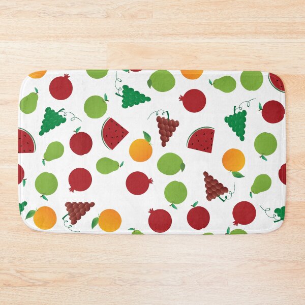 Item preview, Fruits Pattern - Apple Pear Watermelon Grapes Pomegranate designed and sold by sigdesign.