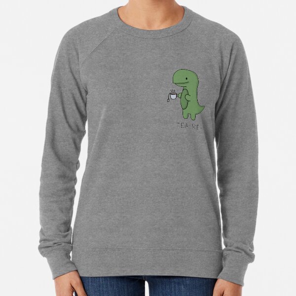 Tea-Rex (Green) Lightweight Sweatshirt