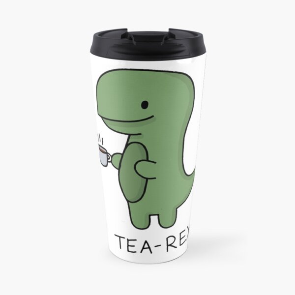 Tea-Rex (Green) Travel Mug
