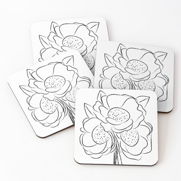 Item preview, Flower line art 1 designed and sold by MinimalStudio.
