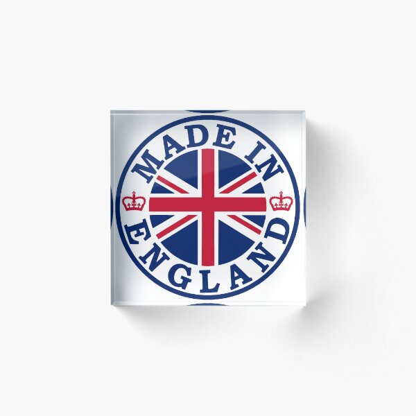 Made In England Acrylic Block