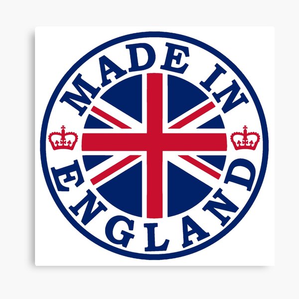 Made In England Canvas Print