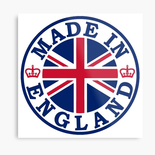 Made In England Metal Print