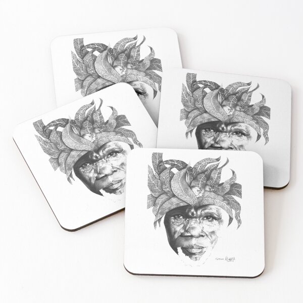 The Original Sunman - By Siphiwe Ngwenya Coasters (Set of 4)