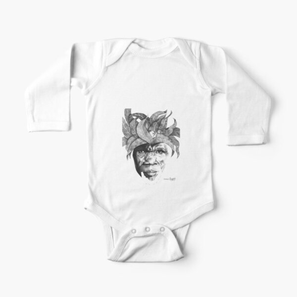 The Original Sunman - By Siphiwe Ngwenya Long Sleeve Baby One-Piece