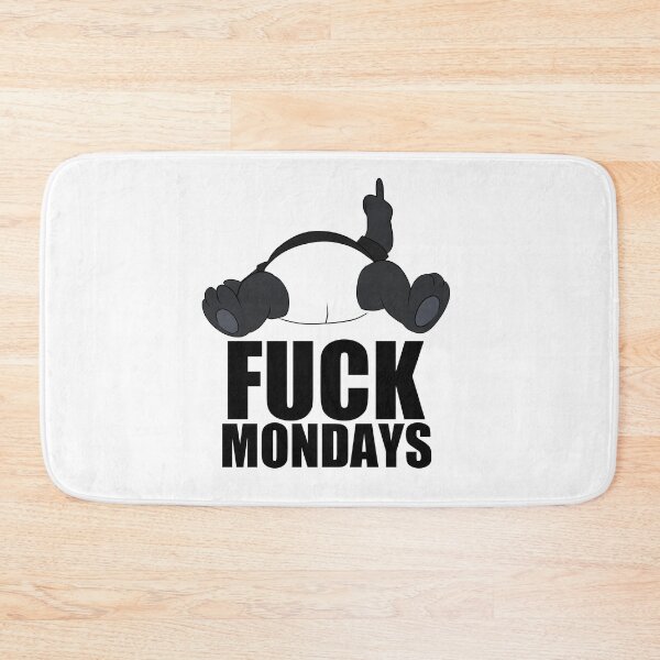 Item preview, Fuck Mondays - Funny Panda designed and sold by BandOfThePand.