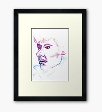 Sherlock Drawing Framed Print