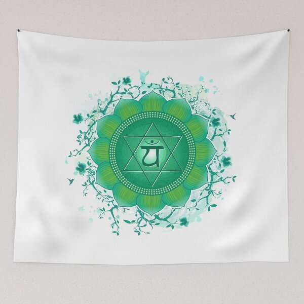 Item preview, Heart Chakra Art designed and sold by serenaking.