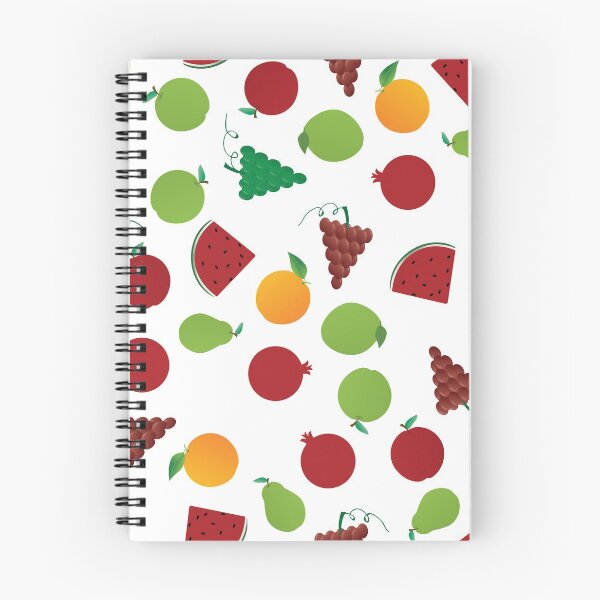 Item preview, Fruits Pattern - Apple Pear Watermelon Grapes Pomegranate designed and sold by sigdesign.