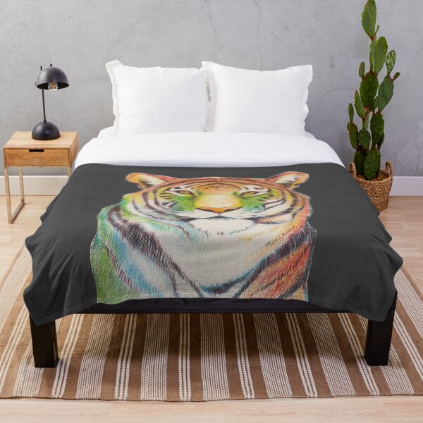 Item preview, Colorful Tiger designed and sold by kattvalk.