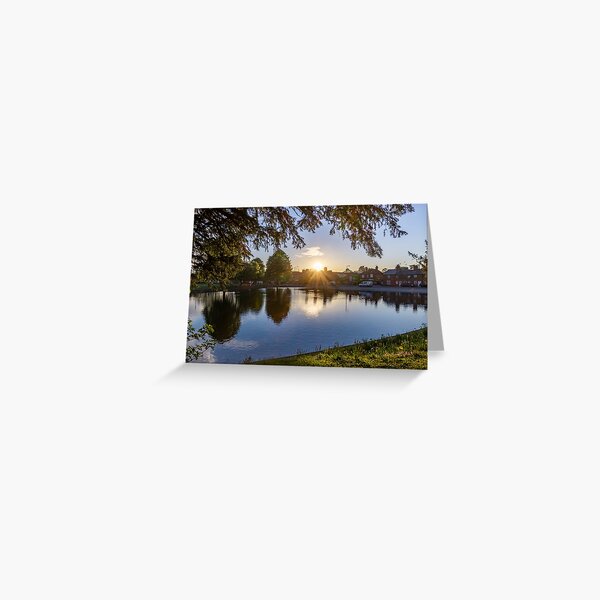 Sunset over the crammer Greeting Card