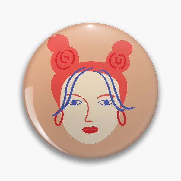 Item preview, Woman face with red hair designed and sold by EnlightParis.