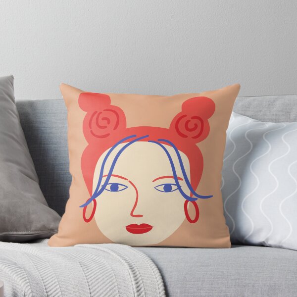 Item preview, Woman face with red hair designed and sold by EnlightParis.