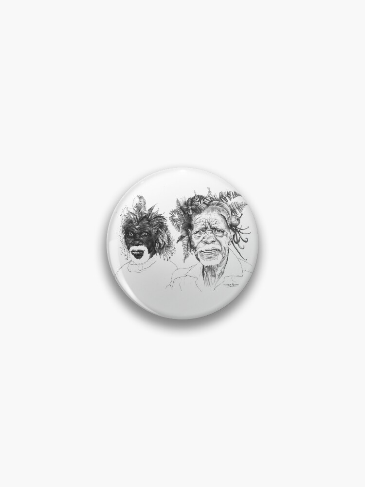 Thumbnail 1 of 3, Pin, The Great Sunmen - By Siphiwe Ngwenya designed and sold by Maboneng.