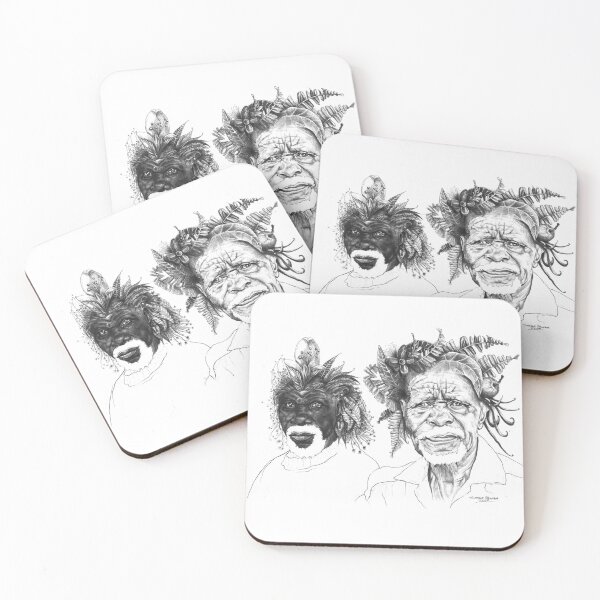 The Great Sunmen - By Siphiwe Ngwenya Coasters (Set of 4)