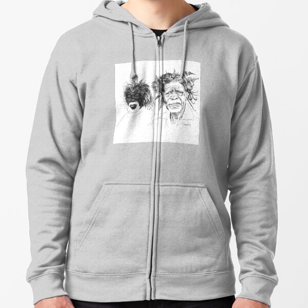 The Great Sunmen - By Siphiwe Ngwenya Zipped Hoodie