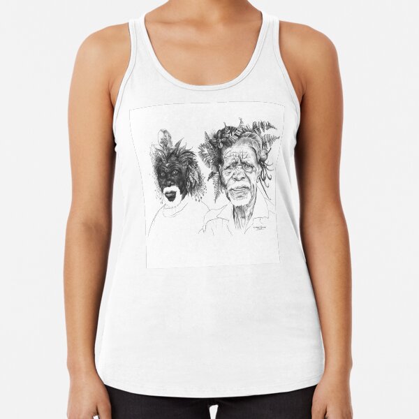 The Great Sunmen - By Siphiwe Ngwenya Racerback Tank Top