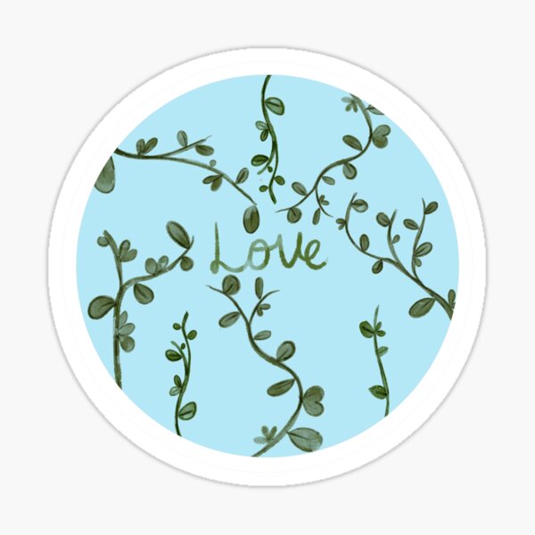 Item preview, Leaves (blue) designed and sold by MakeMeASidekick.