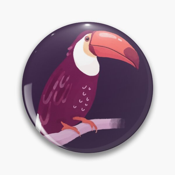 Item preview, Toucans and Pineapple on dark background designed and sold by CoffeeandPixels.