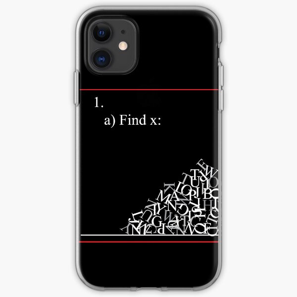Math problem iPhone Soft Case
