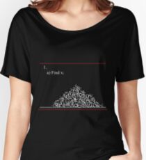 Math problem Women's Relaxed Fit T-Shirt
