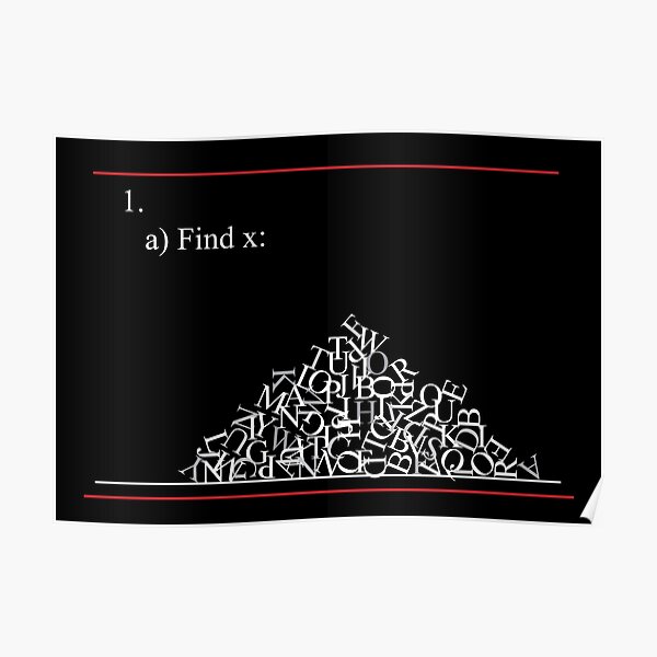 Math problem Poster
