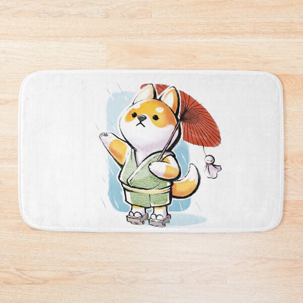 Item preview, Teru teru bozu - Shiba Inu Rain - Cute Fluffy Dog designed and sold by BlancaVidal.