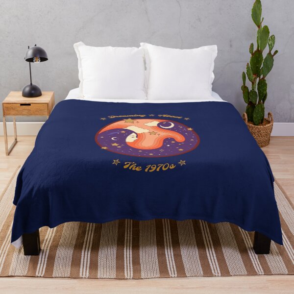 Item preview, Dreaming about the 1970s Moon and Stars 1970 Vintage Illustration designed and sold by javes93.