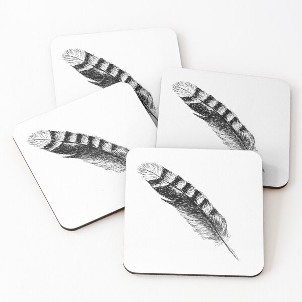 Item preview, Jay feather image designed and sold by RachelsFineLine.