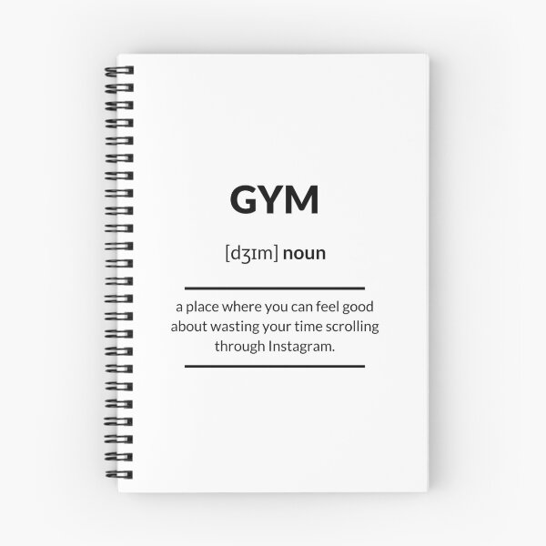 Artikelvorschau, Gym (Fitnessstudio) Definition | Dictionary Collection entworfen und verkauft von Designschmiede.