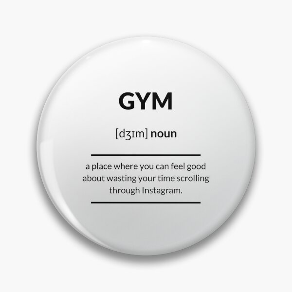 Artikelvorschau, Gym (Fitnessstudio) Definition | Dictionary Collection entworfen und verkauft von Designschmiede.