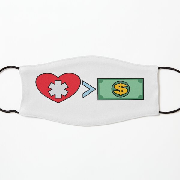 Health > Wealth - Simple Kids Mask