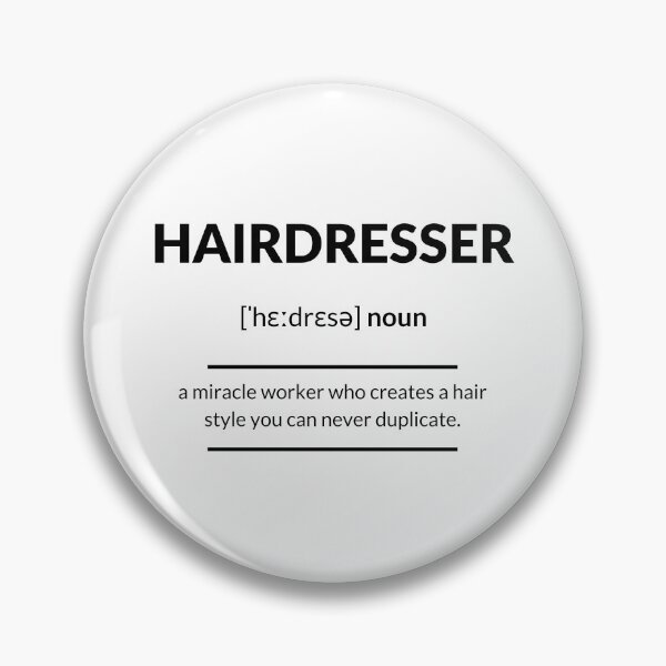 Item preview, Hairdresser Definition | Dictionary Collection designed and sold by Designschmiede.