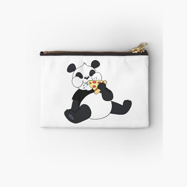 Item preview, Hungry Panda Eatting Pizza designed and sold by BandOfThePand.