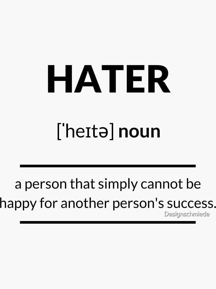 hater-definition-dictionary-collection-sticker-by-designschmiede