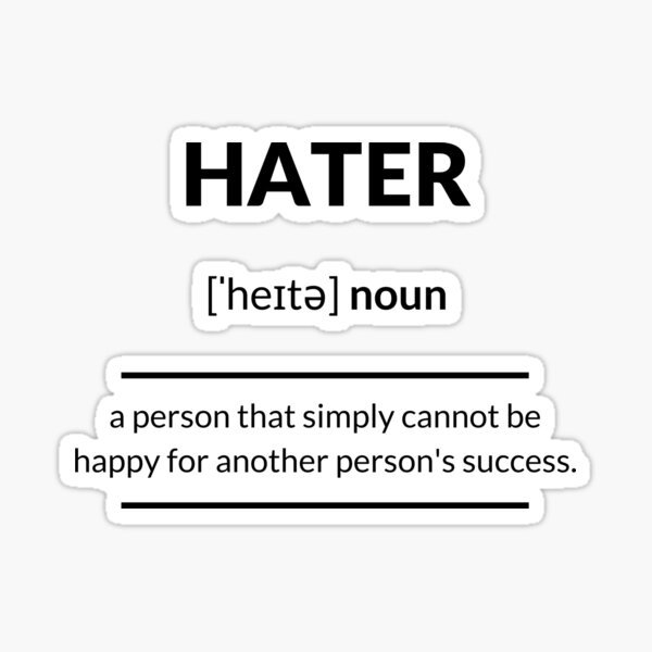 hater-definition-dictionary-collection-sticker-by-designschmiede