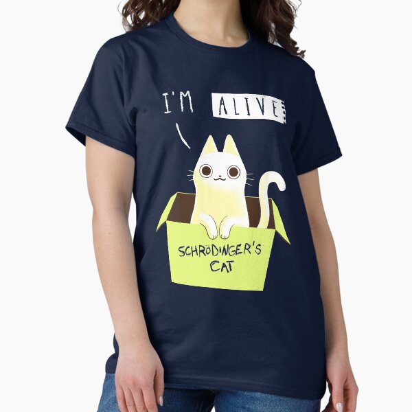 Artikel-Vorschau von Schrödingertag - Schrödingers Katze - Wissenschaftsphysik - Süße Katze in einer Schachtel, designt und verkauft von BlancaVidal.