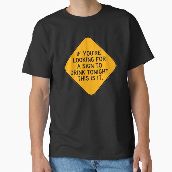 Item preview, Here's a Sign to Drink designed and sold by Bododobird.