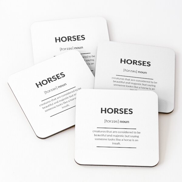 Item preview, Horses Definition | Dictionary Collection designed and sold by Designschmiede.