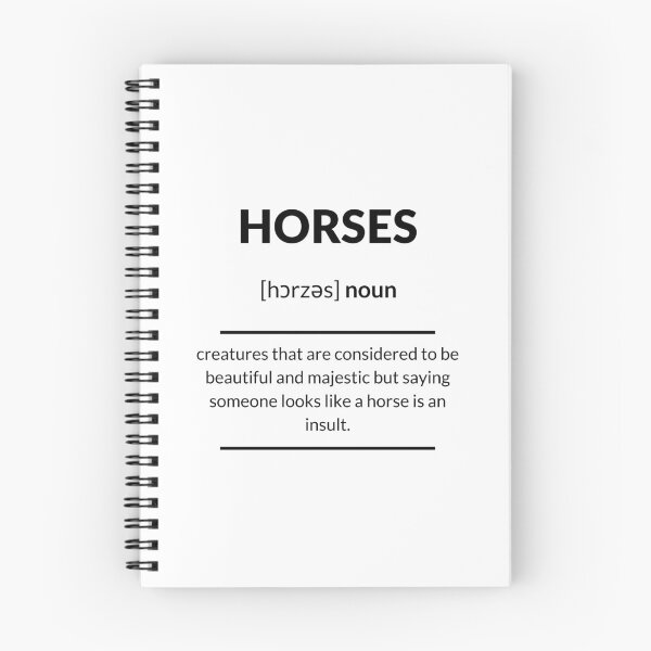 Item preview, Horses Definition | Dictionary Collection designed and sold by Designschmiede.