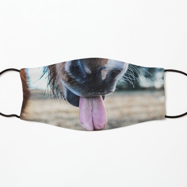 Funny Horse Mouth & Tongue Cloth Face Mask Kids Mask