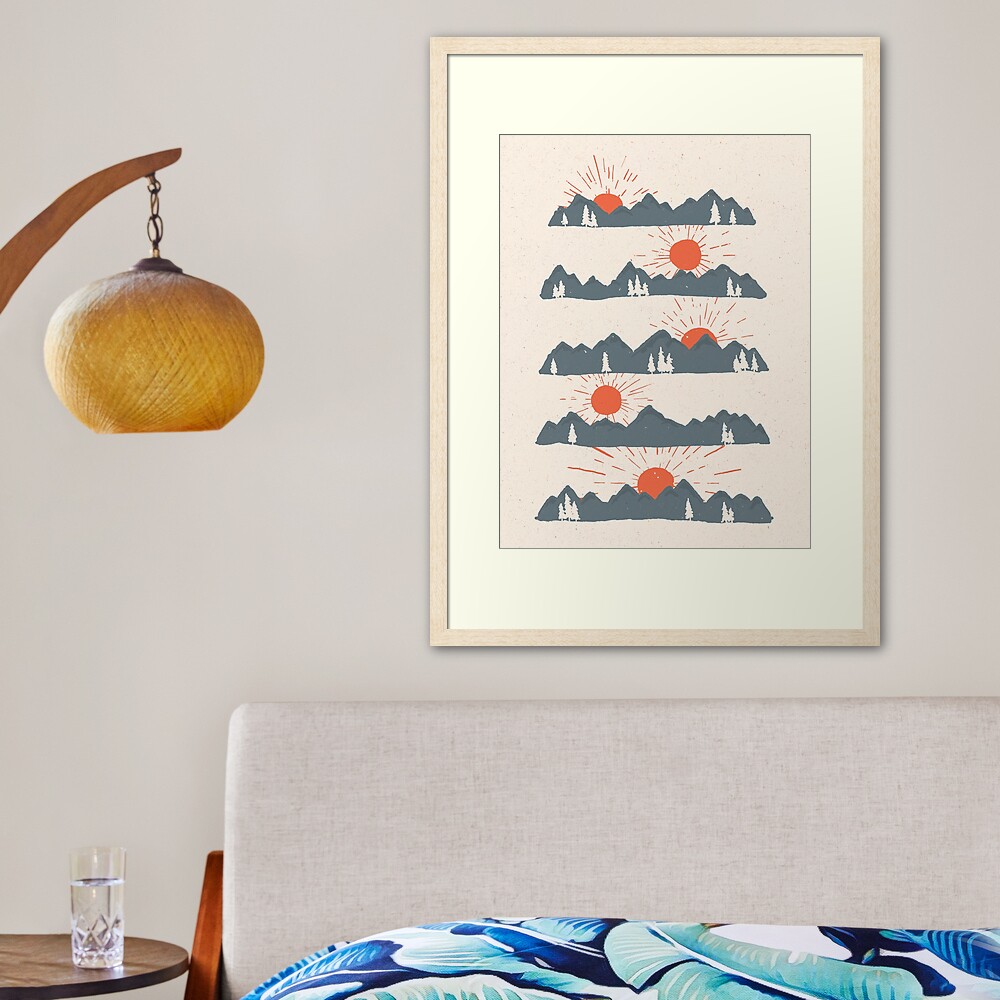 Sunrises...Sunsets... Framed Art Print