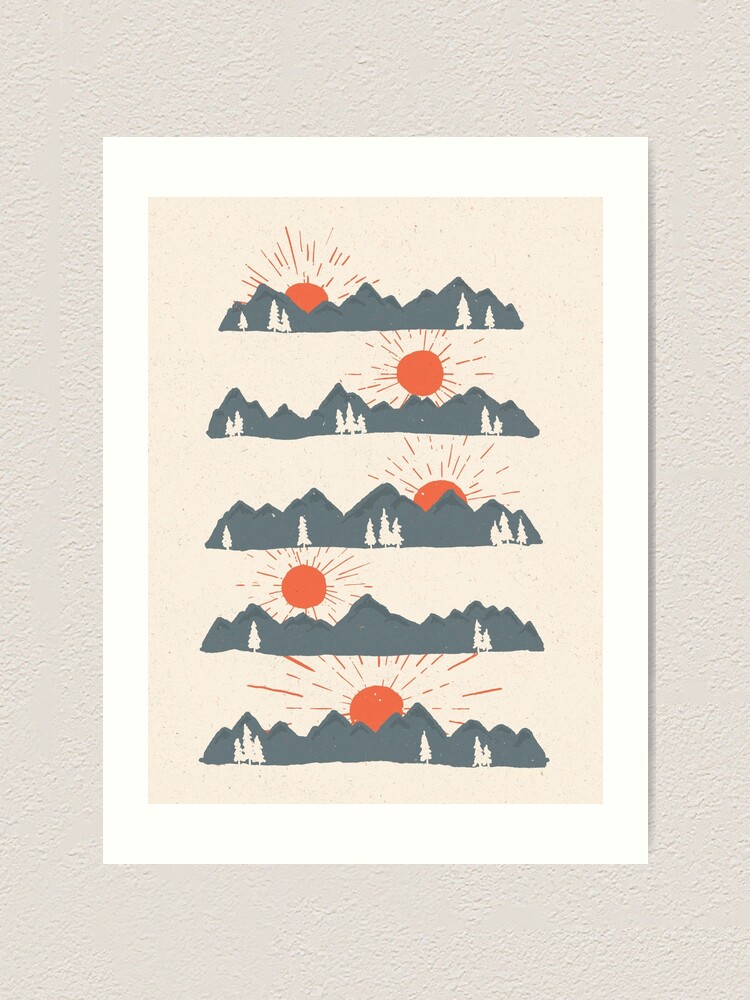 Alternate view of Sunrises...Sunsets... Art Print