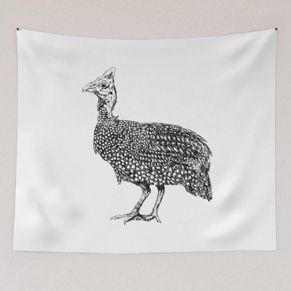 Item preview, Guinea Fowl Image designed and sold by RachelsFineLine.