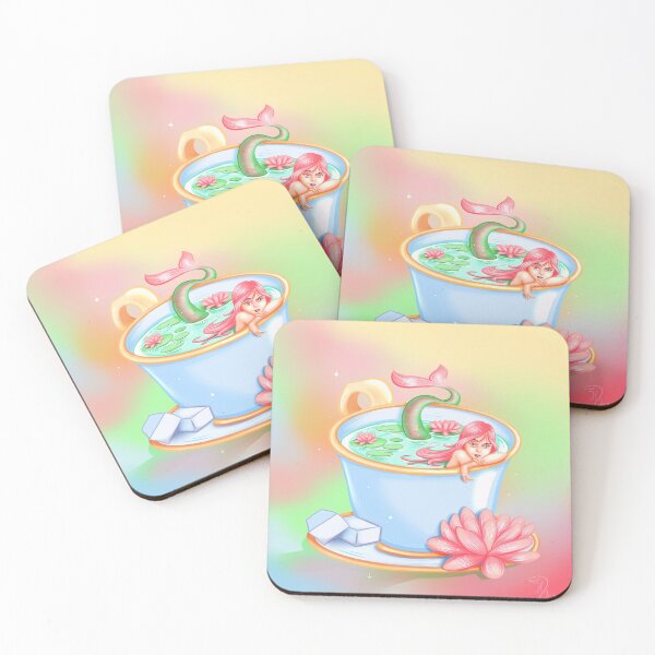Item preview, Tea mermaid designed and sold by DigitalCloud.