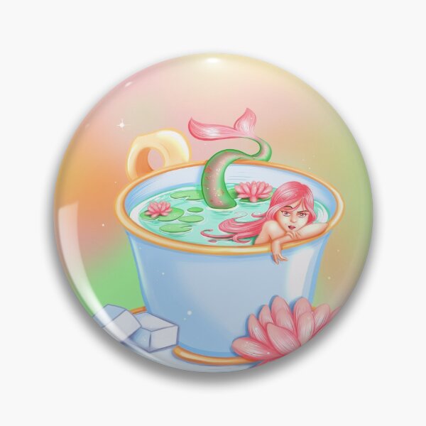 Item preview, Tea mermaid designed and sold by DigitalCloud.