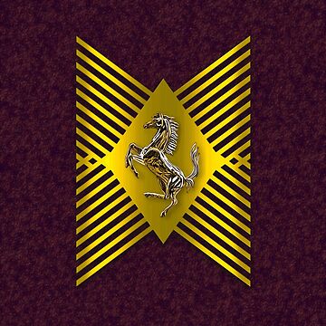 Artwork thumbnail, Golden Prancing Horse by Vk91art