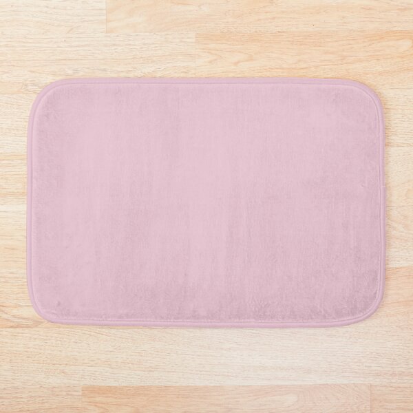 Barely Pink Bath Mat By Kekoah Redbubble