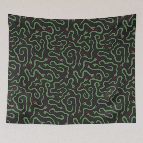 Item preview, Playful Green Snakes designed and sold by zeljkica.